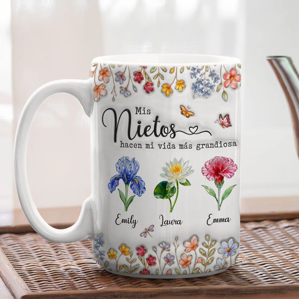 Haz la vida más grandiosa con Lovely Kids – Taza personalizada con efecto 3D inflado - Image 3