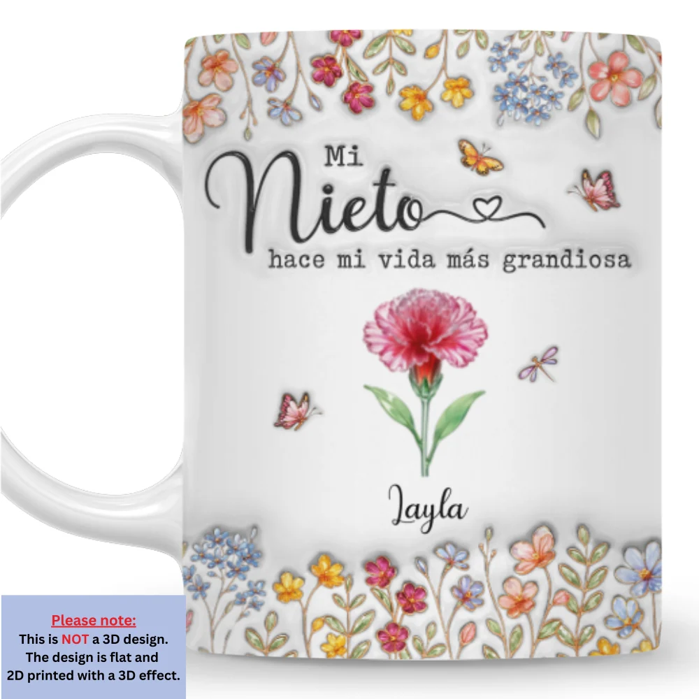 Haz la vida más grandiosa con Lovely Kids – Taza personalizada con efecto 3D inflado - Image 6