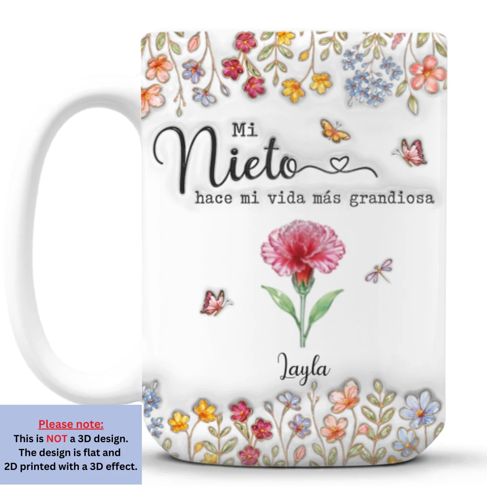 Haz la vida más grandiosa con Lovely Kids – Taza personalizada con efecto 3D inflado - Image 7