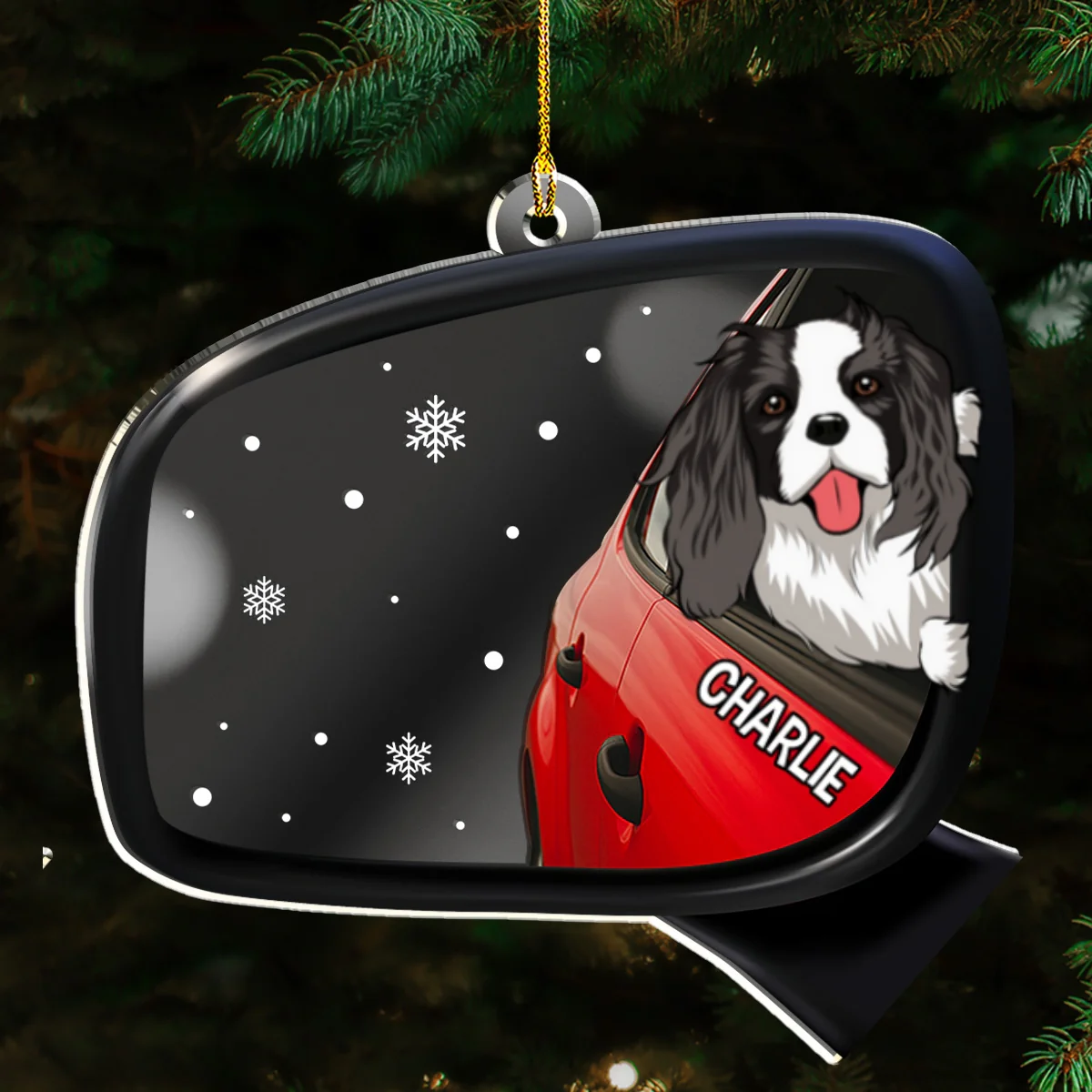 Head Out Window - Personalized Custom Mirrored Acrylic Ornament - Image 7