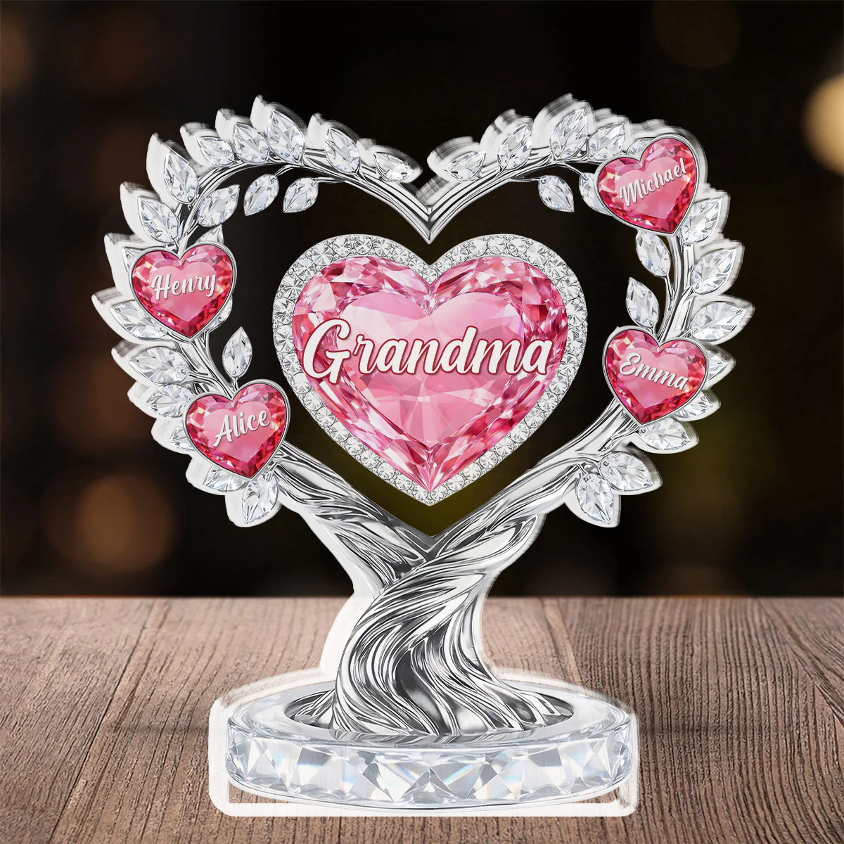 Heart Of Love - Personalized Custom Acrylic Plaque