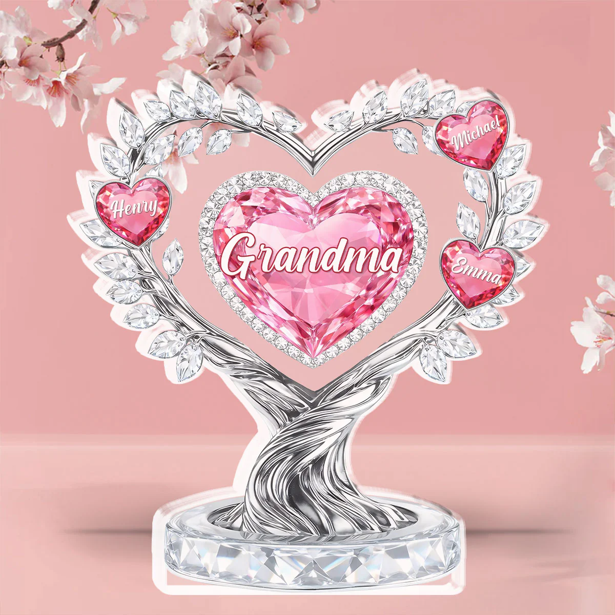 Heart Of Love - Personalized Custom Acrylic Plaque - Image 4