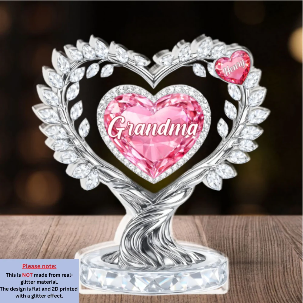 Heart Of Love - Personalized Custom Acrylic Plaque - Image 7