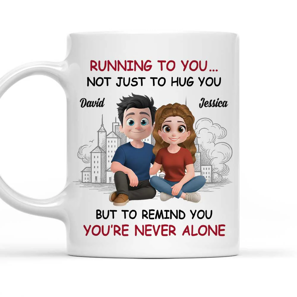 Heart Runs Home To You - Personalized Custom Coffee Mug