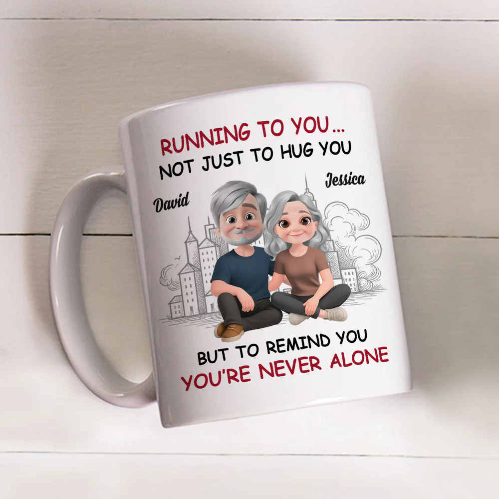 Heart Runs Home To You - Personalized Custom Coffee Mug - Image 2