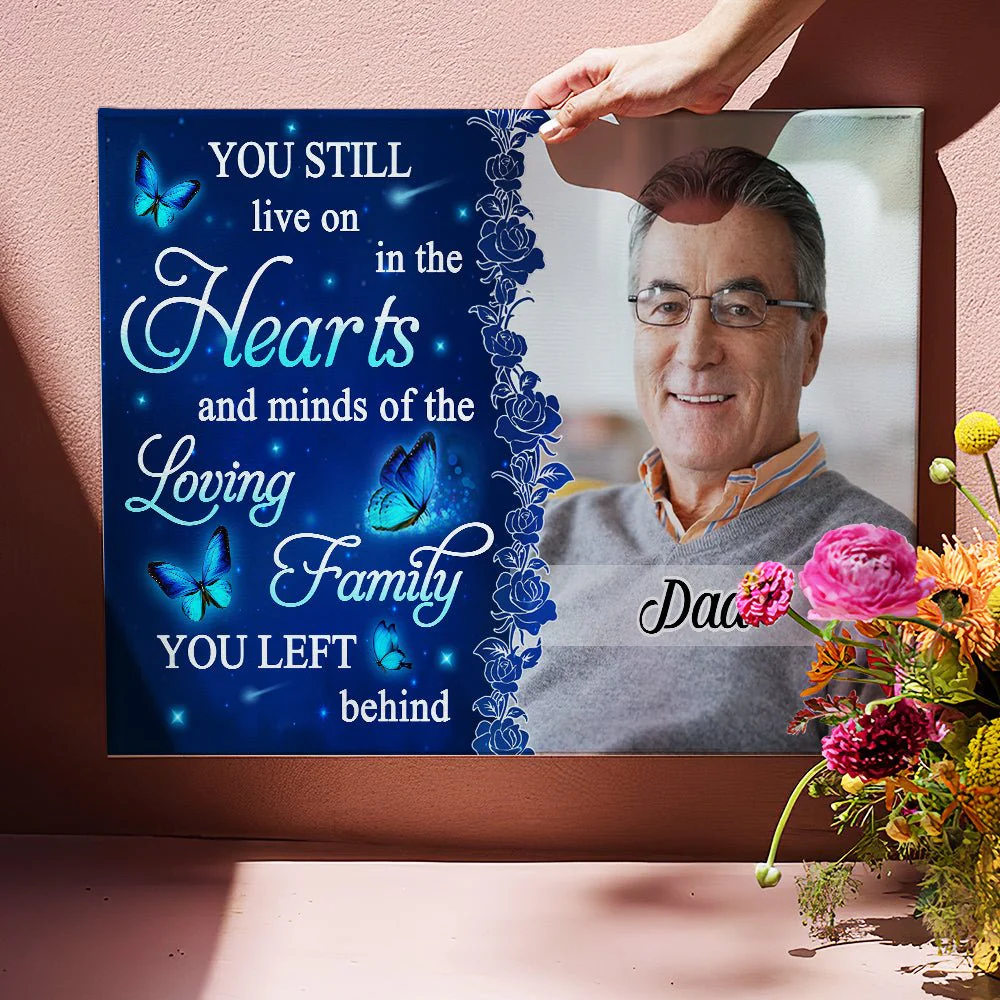 Hearts And Minds - Personalized Custom Photo Canvas - Image 3