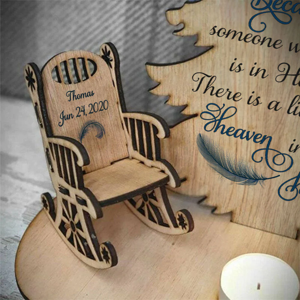 Heaven In Our Home - Personalized Custom Candle Holder - Image 6
