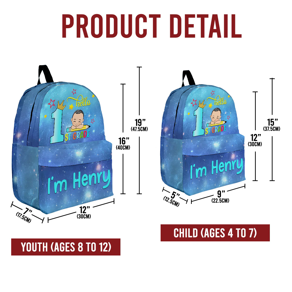 Hello School - Personalized Custom Backpack - Image 6