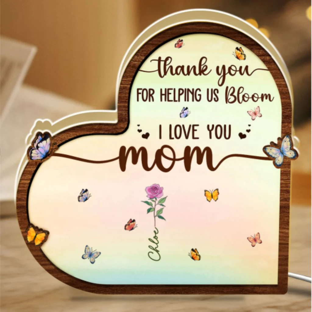 Helping Bloom - Personalized Custom Light Box - Image 6