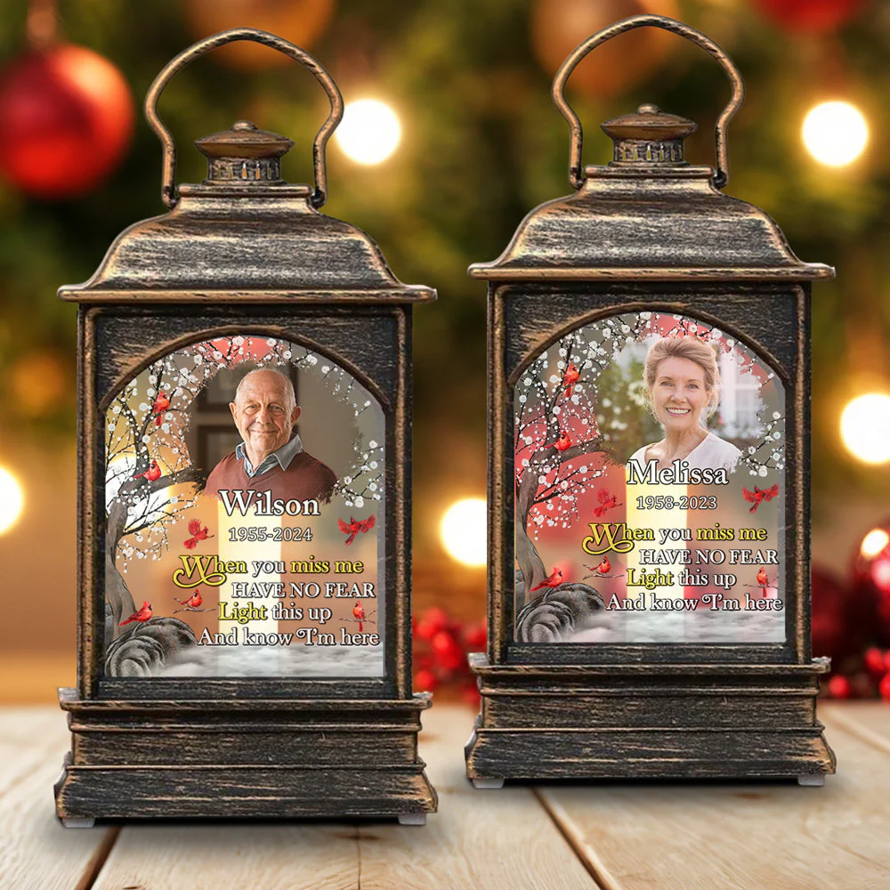 Here For You - Personalized Custom Christmas Wind Lamp - Image 3