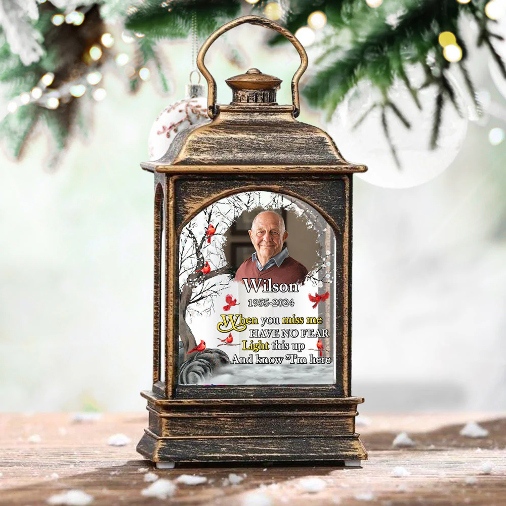 Here For You - Personalized Custom Christmas Wind Lamp - Image 4