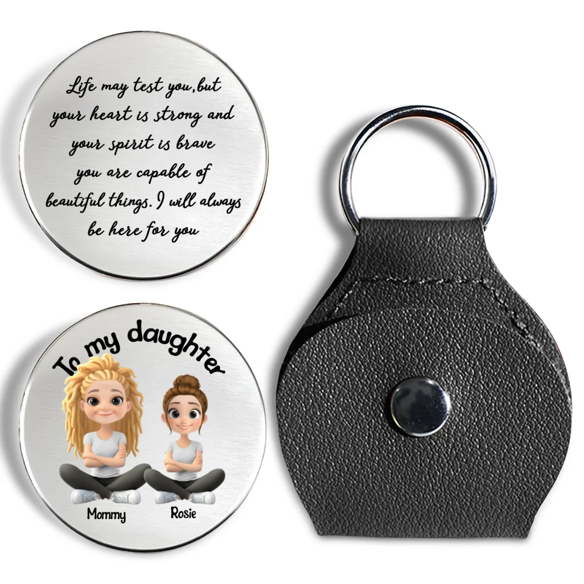 Here For You - Personalized Custom Pocket Hug - Image 7