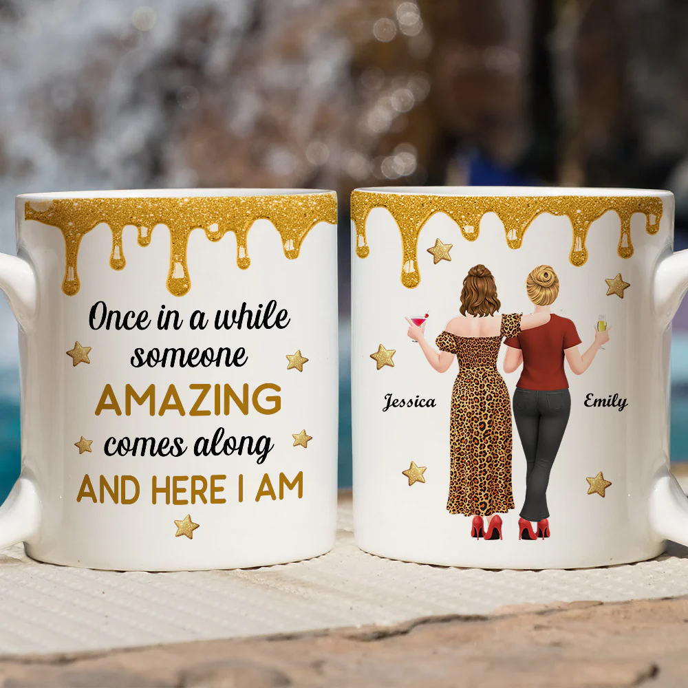 Here I Am - Personalized Custom Coffee Mug - Image 2