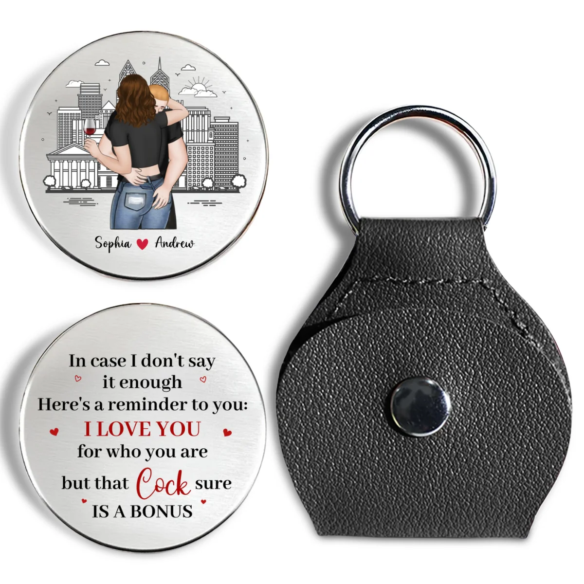 Here Is A Reminder To You - Personalized Custom Pocket Hug - Image 7
