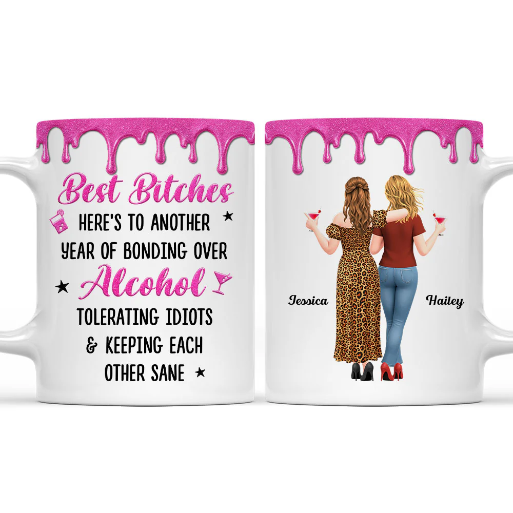 Here To Another Year - Personalized Custom Coffee Mug