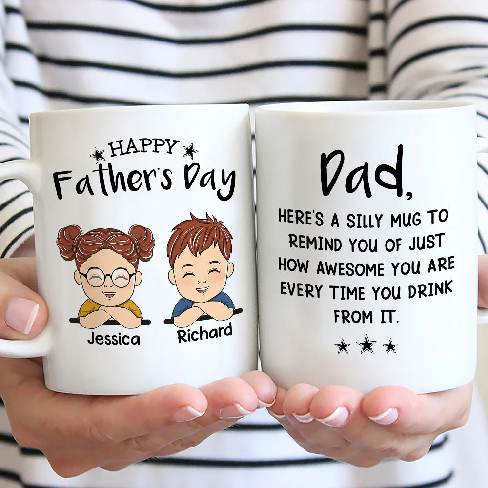 Heres A Silly Mug To Remind You Of Just How Awesome You Are - Personalized Custom Coffee Mug - Image 2