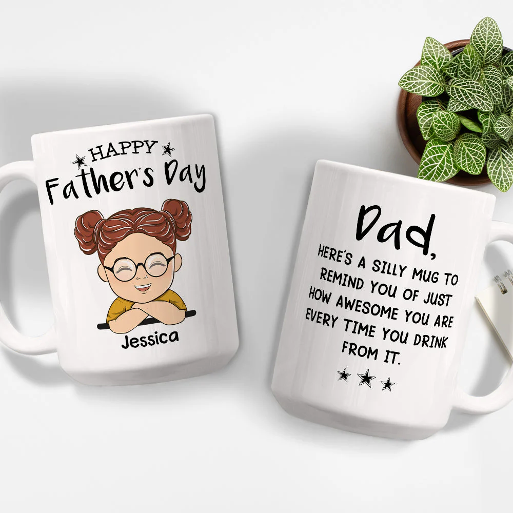 Heres A Silly Mug To Remind You Of Just How Awesome You Are - Personalized Custom Coffee Mug - Image 3