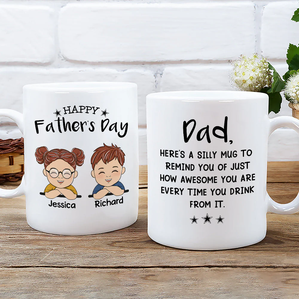 Heres A Silly Mug To Remind You Of Just How Awesome You Are - Personalized Custom Coffee Mug - Image 4