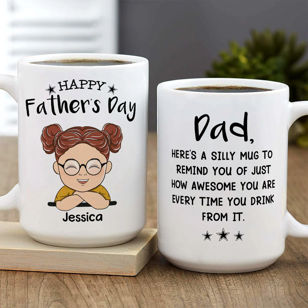 Heres A Silly Mug To Remind You Of Just How Awesome You Are - Personalized Custom Coffee Mug - Image 5