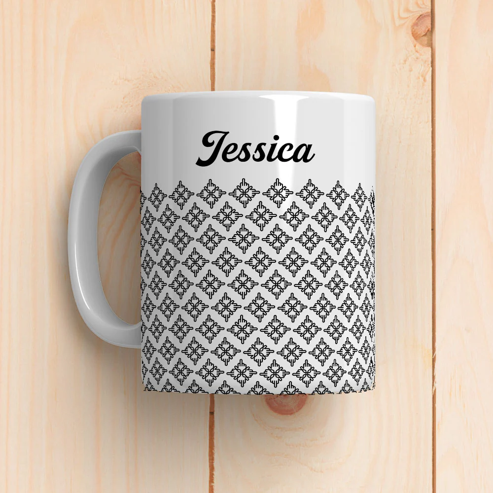 Hidden Flower - Personalized Custom Coffee Mug - Image 4