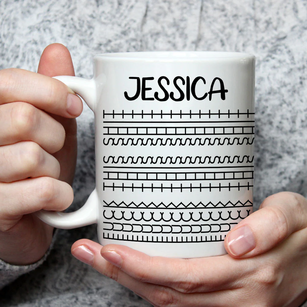 Hidden Words Pure Poetry - Personalized Custom Coffee Mug - Image 3