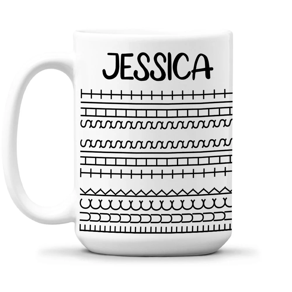 Hidden Words Pure Poetry - Personalized Custom Coffee Mug - Image 5