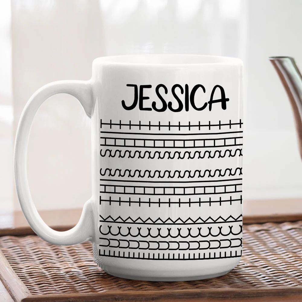 Hidden Words Pure Poetry - Personalized Custom Coffee Mug - Image 6