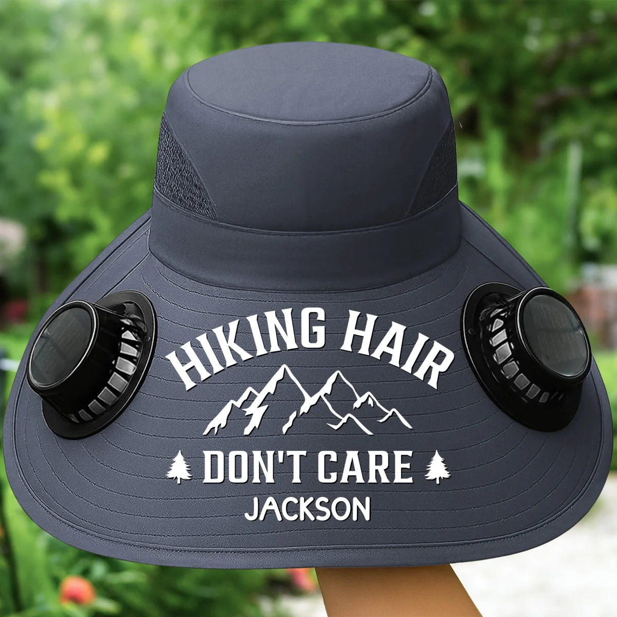 Hiking hair - Personalized Custom Solar Fan Hat - Image 9