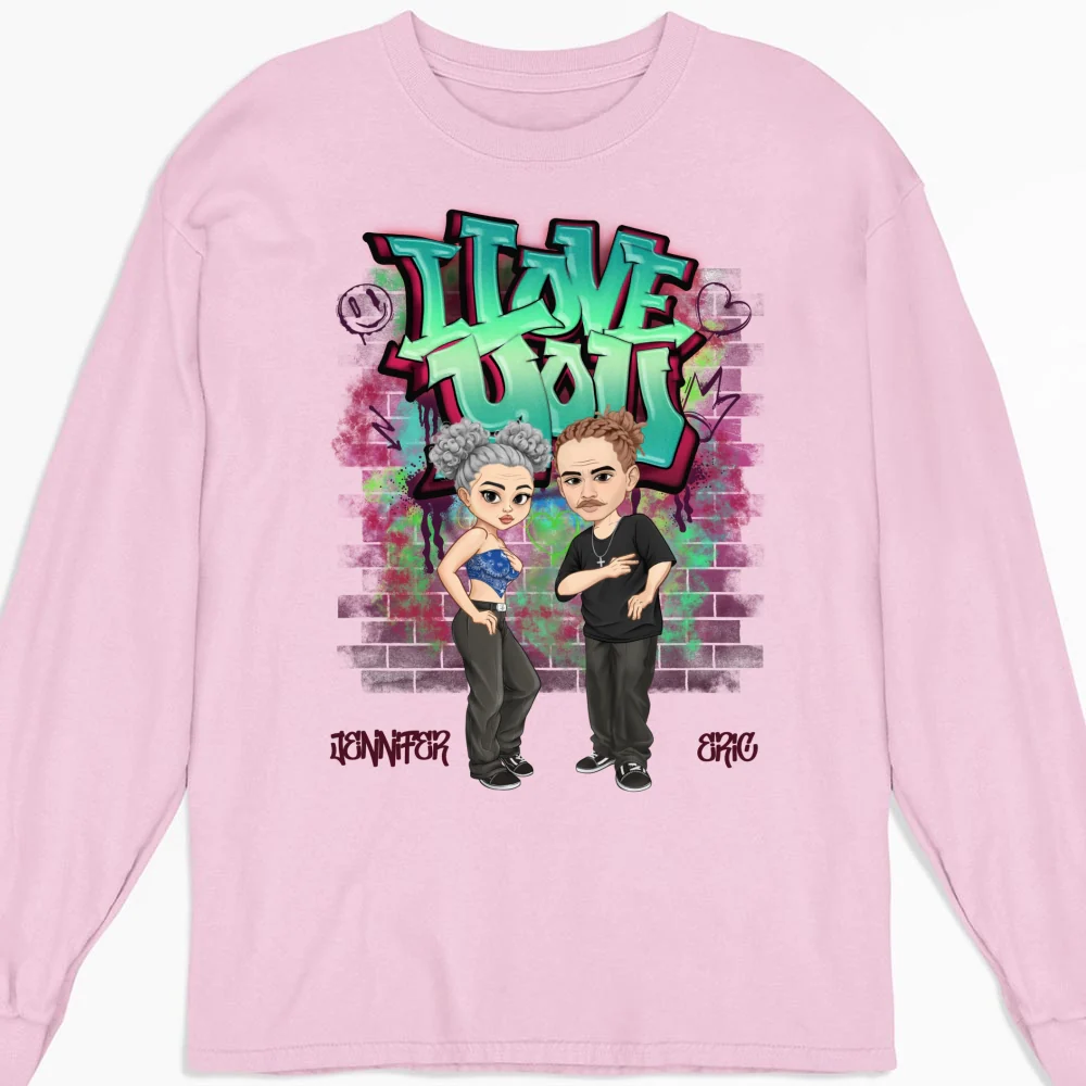 Hip Hop Couple  -  Personalized Custom Shirt - Image 13