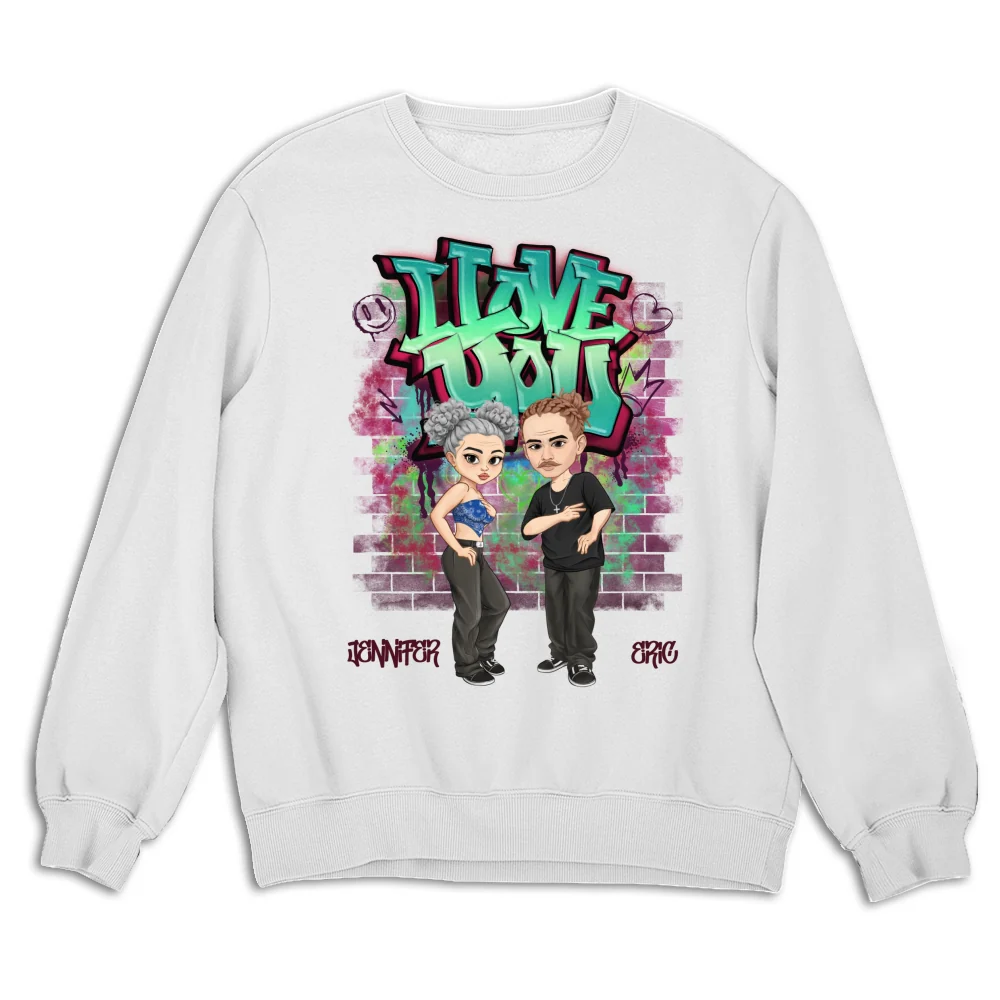 Hip Hop Couple  -  Personalized Custom Shirt - Image 14