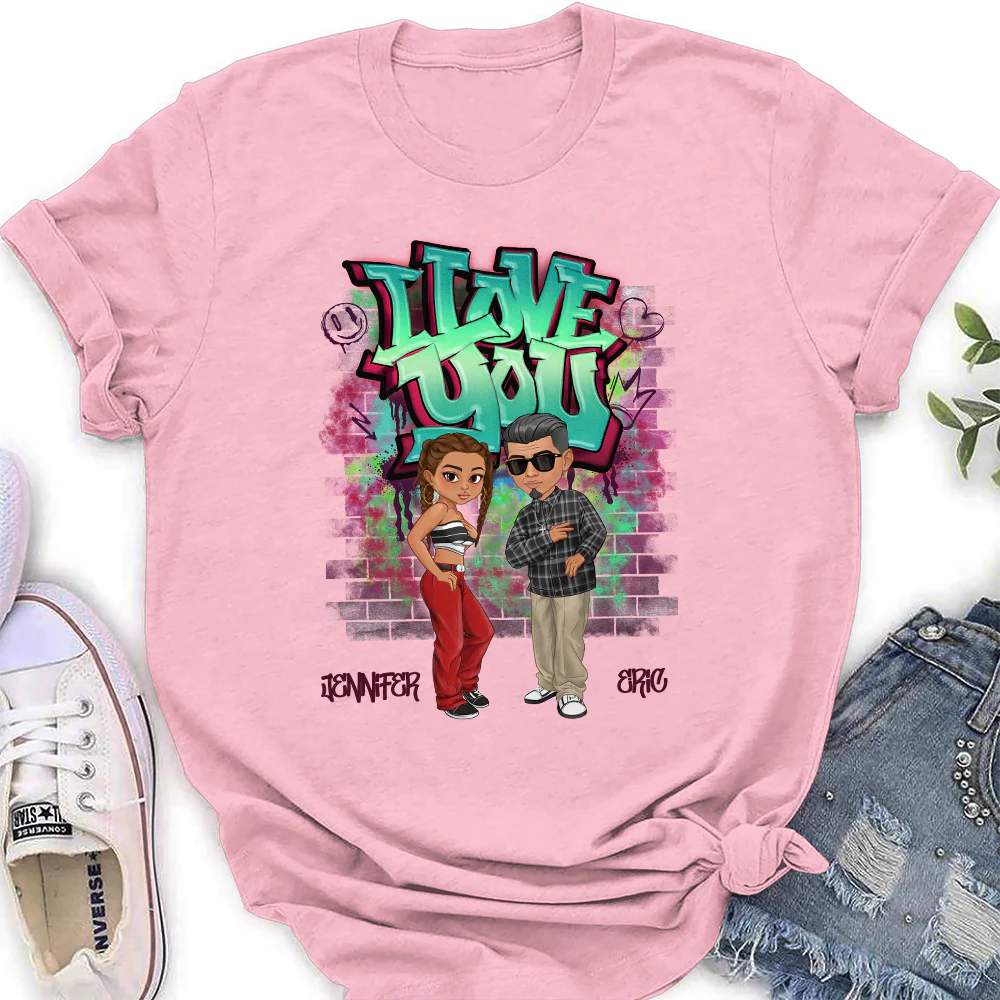 Hip Hop Couple  -  Personalized Custom Shirt - Image 6