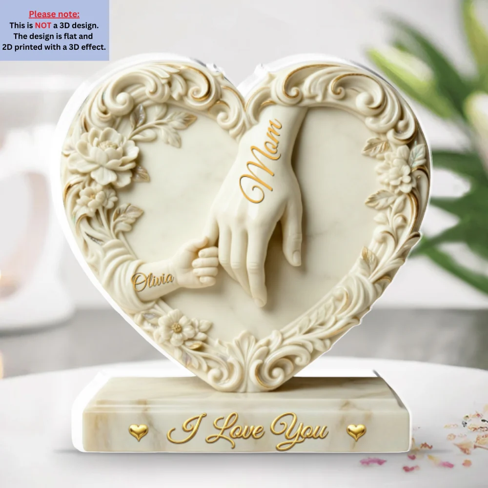 Hold Hand - Personalized Custom Acrylic Plaque - Image 6