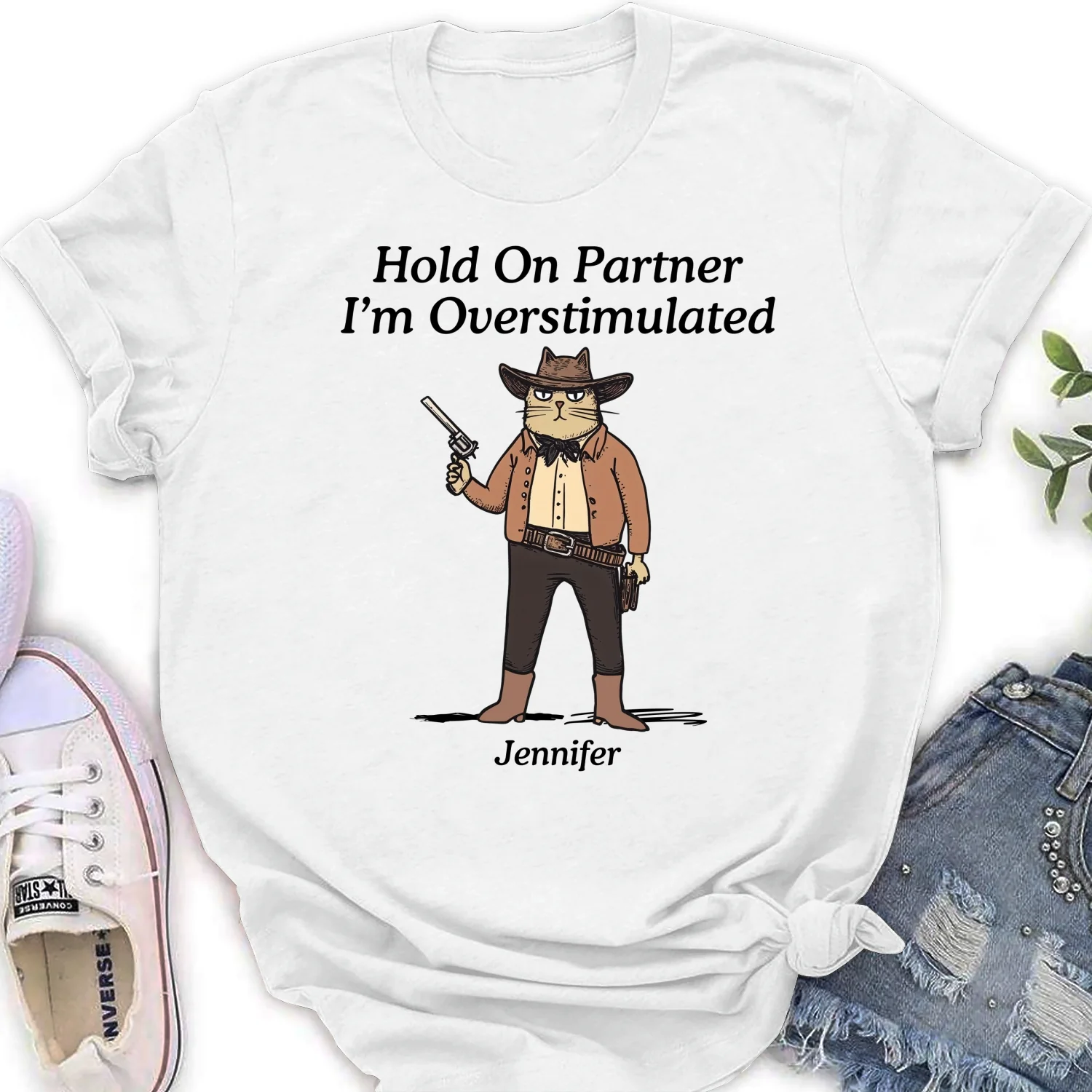 Hold On Partner - Personalized Custom Shirt - Image 16