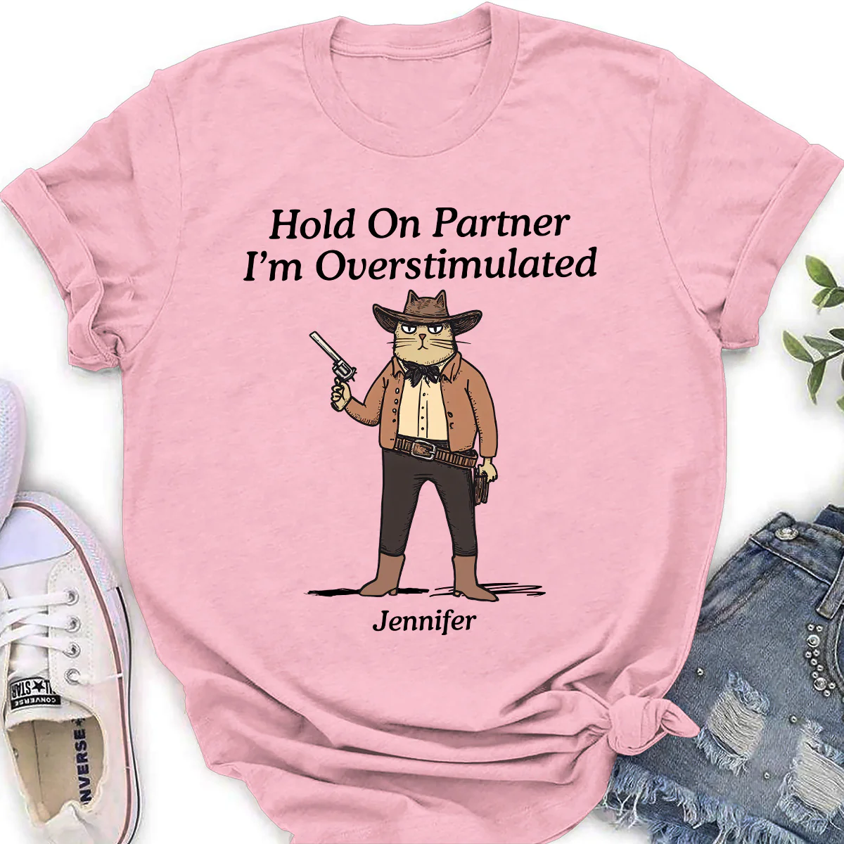 Hold On Partner - Personalized Custom Shirt - Image 3