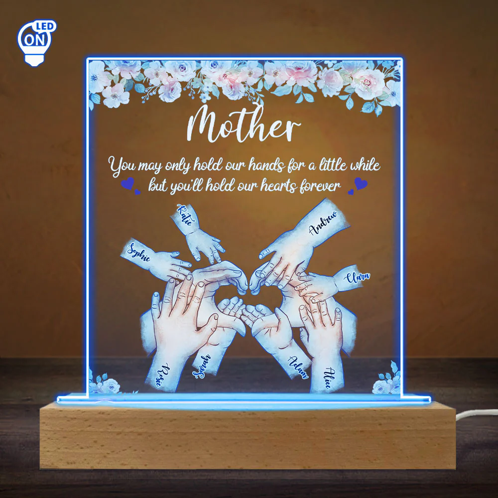 Hold Our Hearts - Personalized Custom LED Light - Image 6