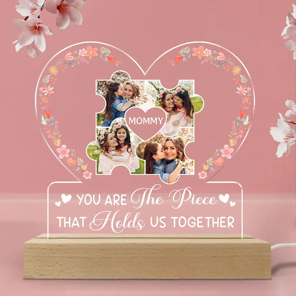 Hold Us Together - Personalized Custom LED Light - Image 3