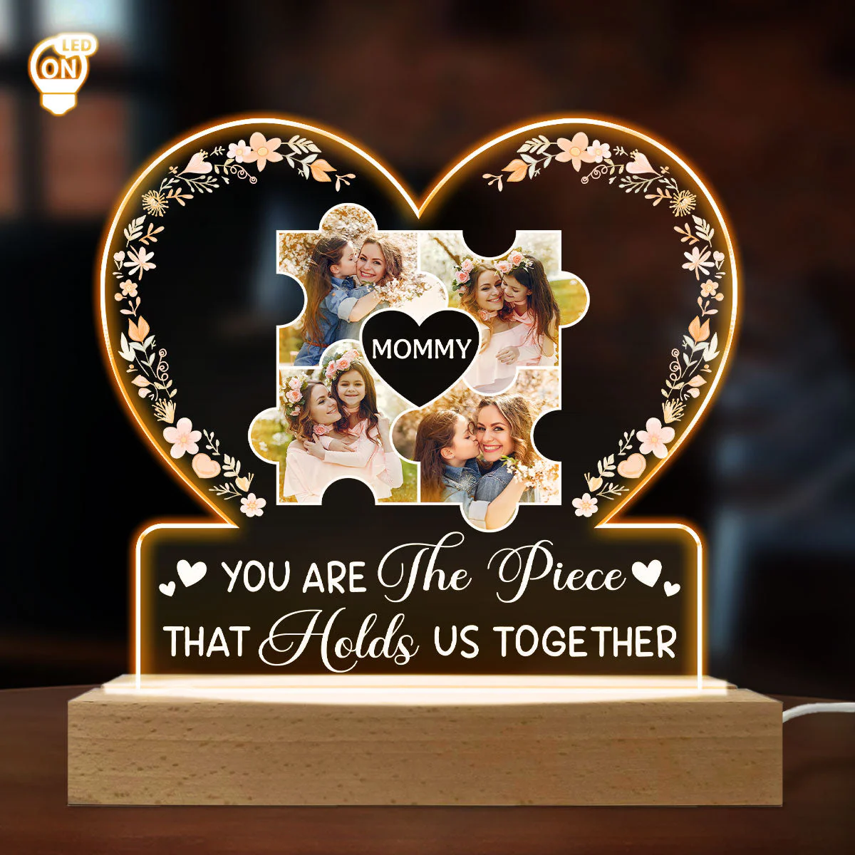 Hold Us Together - Personalized Custom LED Light - Image 4
