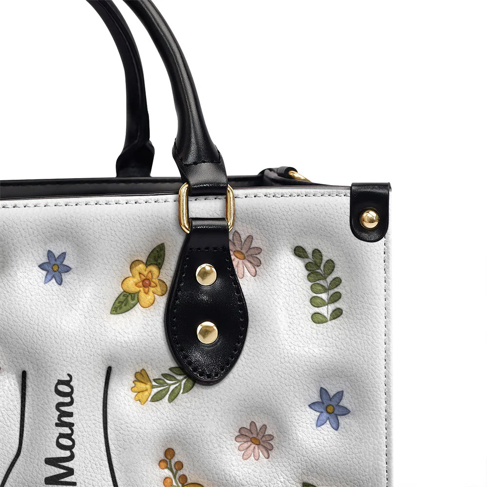 Holding Hands - Personalized Custom Leather Bag - Image 6