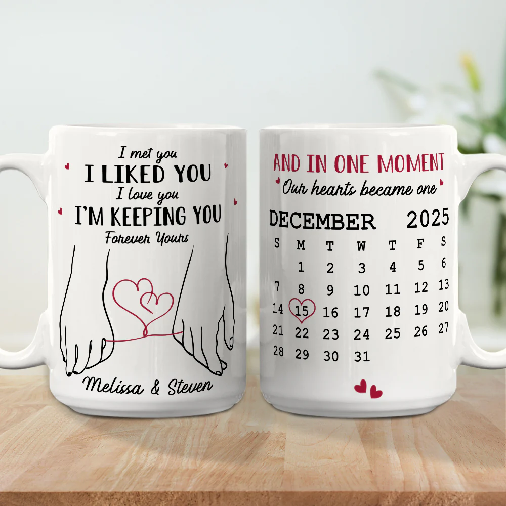 Holding You Feels Like Home - Personalized Custom Coffee Mug - Image 4