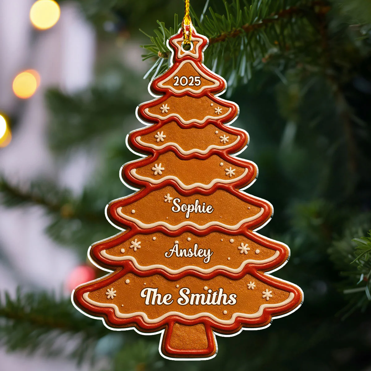 Holiday Season - Personalized Custom Acrylic Ornament - Image 4