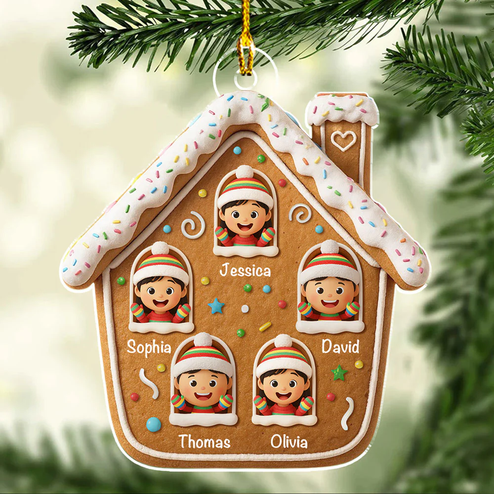 Home Cake - Personalized Custom Acrylic Ornament - Image 2