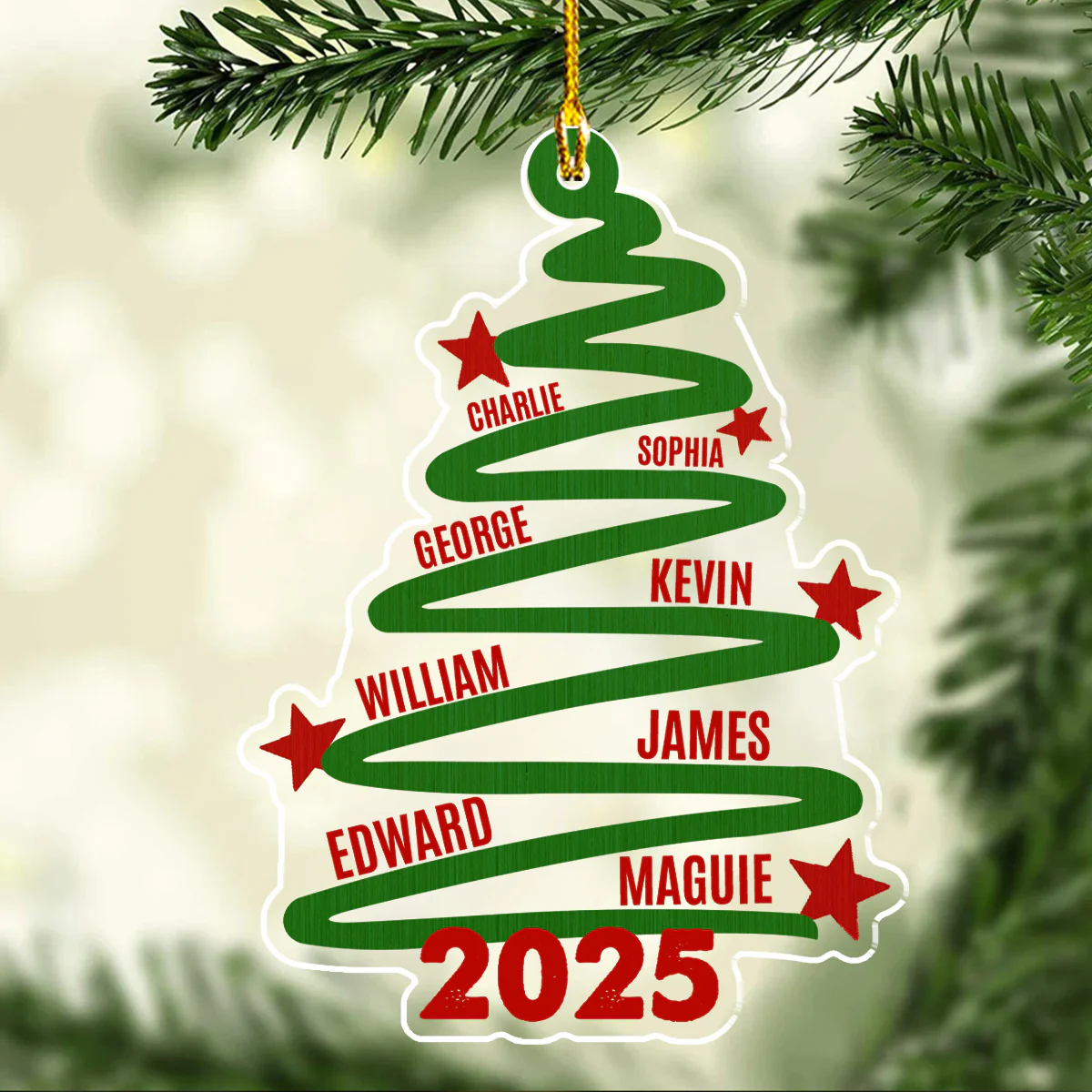 Home Gathering - Personalized Custom Acrylic Ornament - Image 5