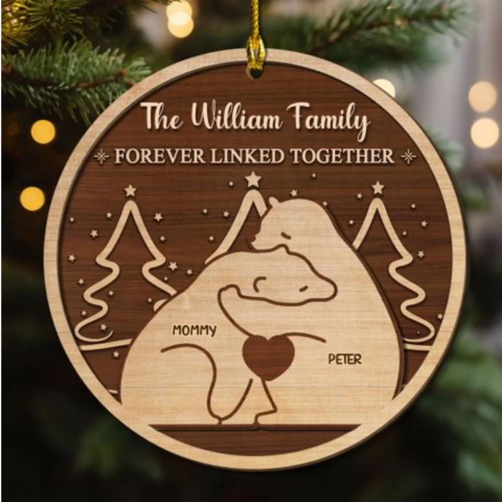Home Is Where Love Stays - Personalized Custom 2-Layered Wood Ornament - Image 6