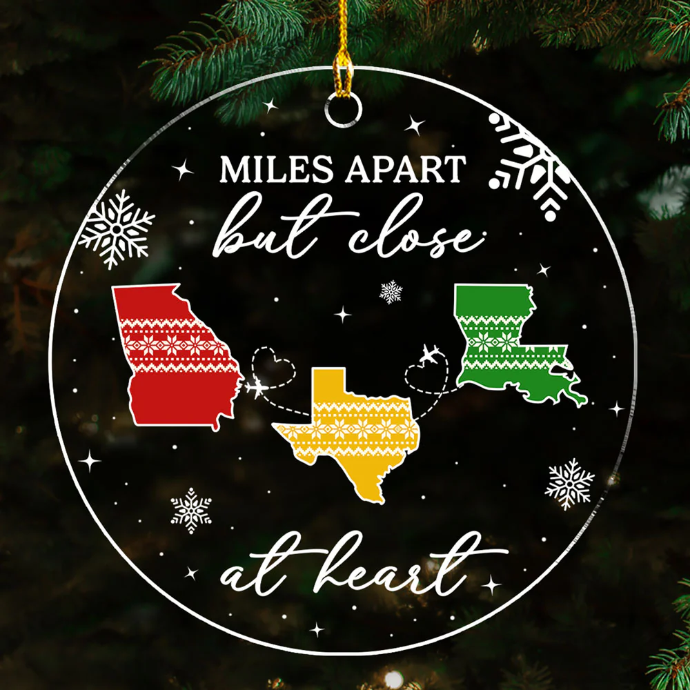 Home Is Where - Personalized Custom Acrylic Ornament