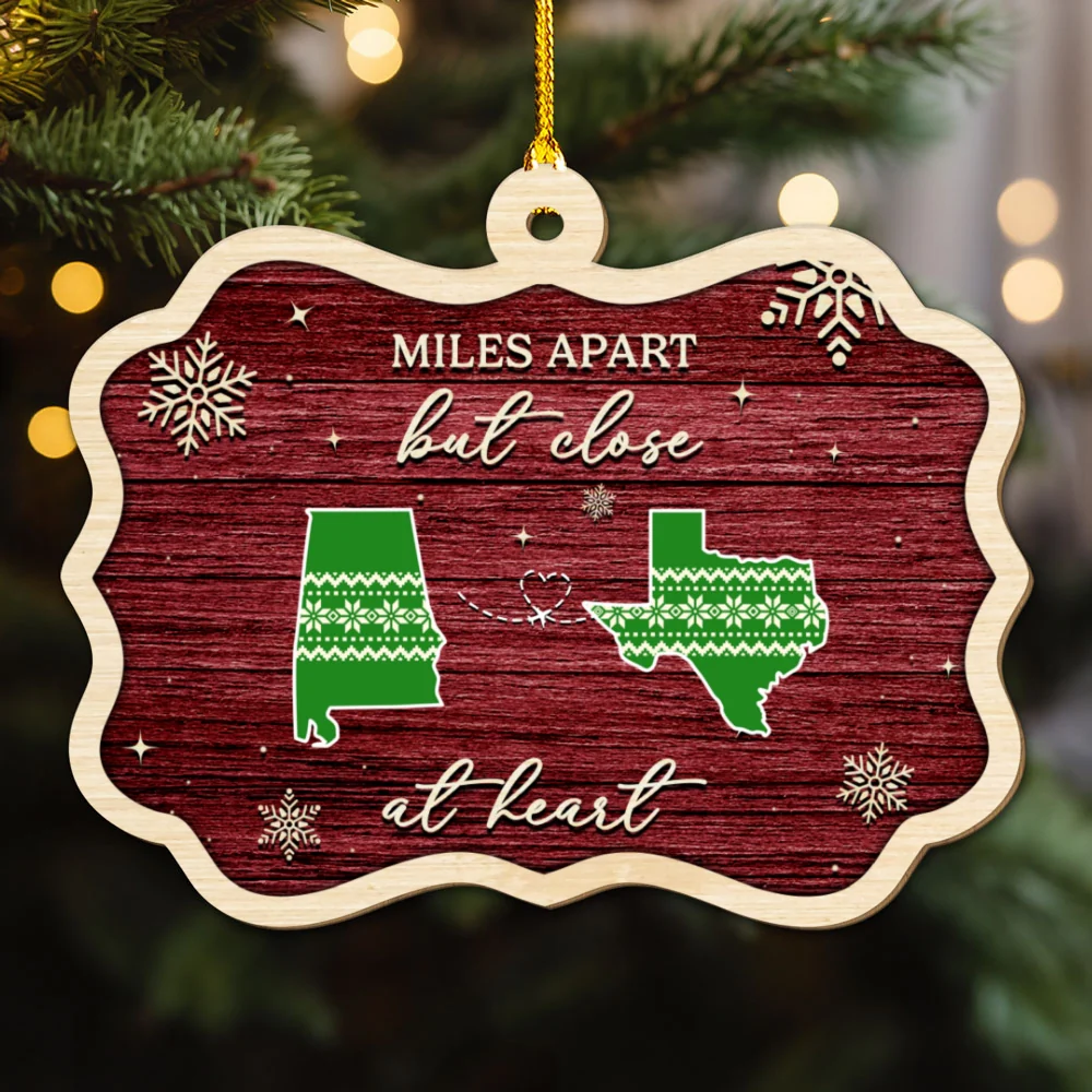 Home Is Where - Personalized Custom Wood Ornament - Image 6