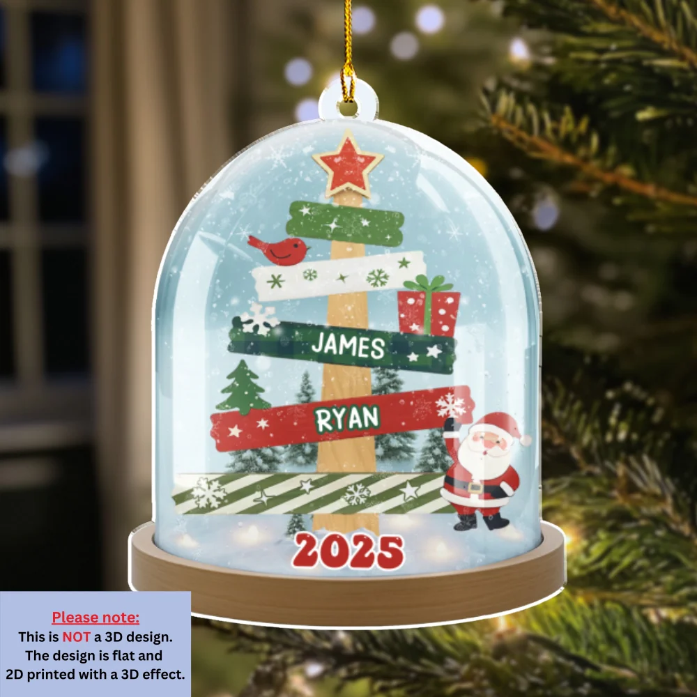 Home Is Where We Are Together - Personalized Custom Acrylic Ornament - Image 7