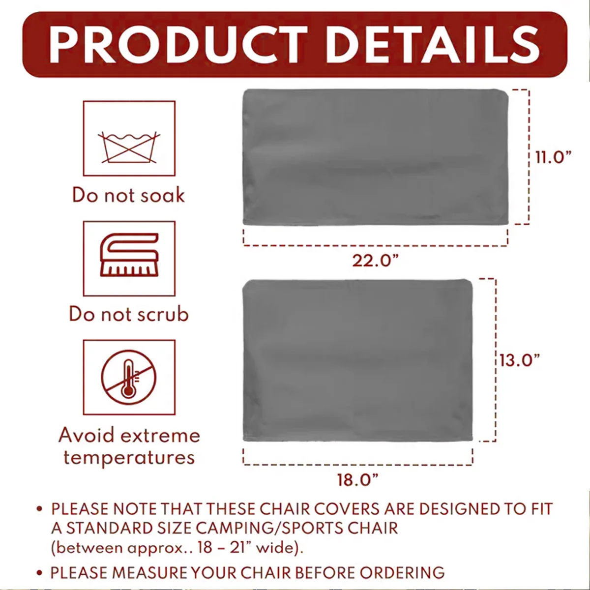Home Is Where We Park In - Personalized Custom Camping Chair Cover - Image 6