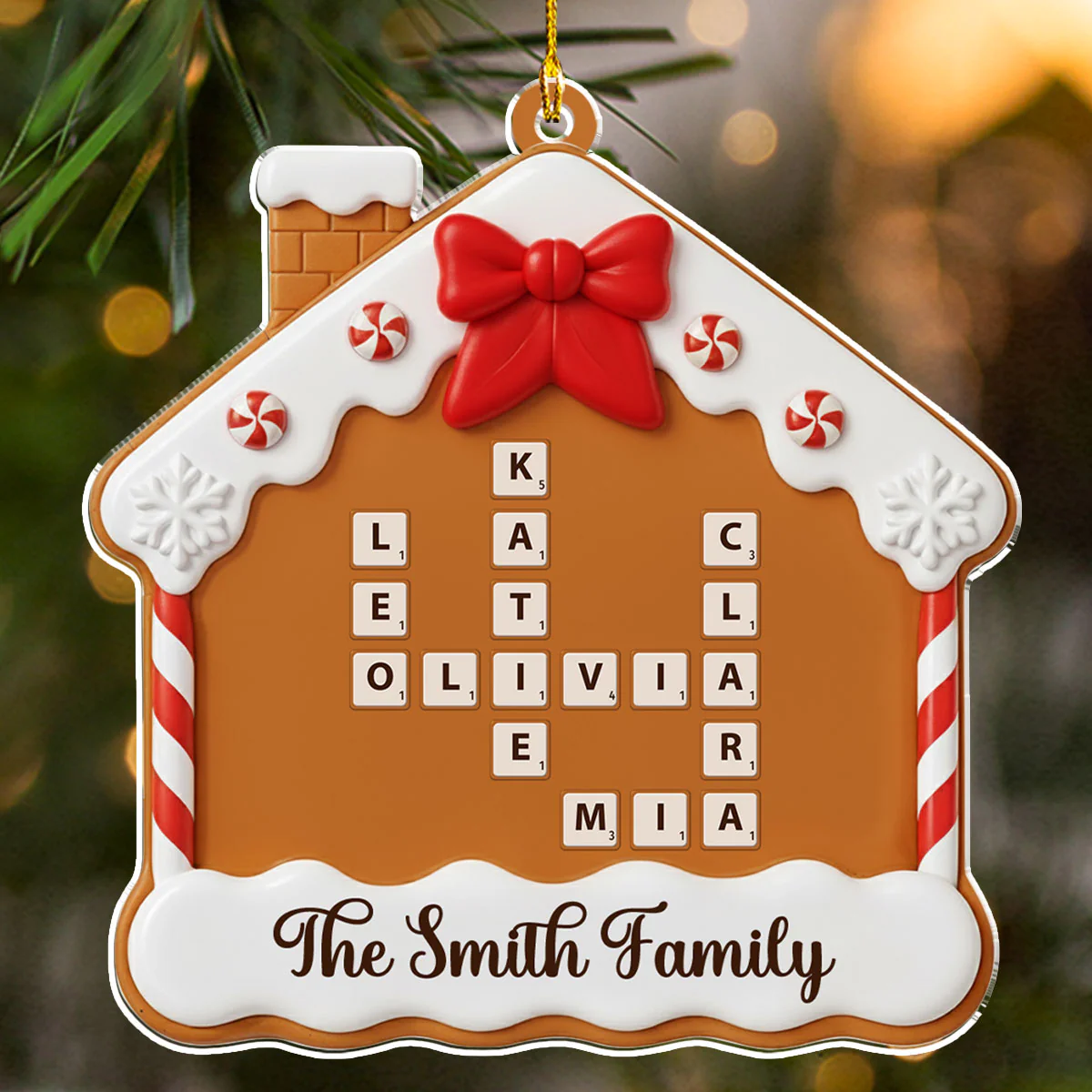 Home Sweet Cake - Personalized Custom Acrylic Ornament - Image 5