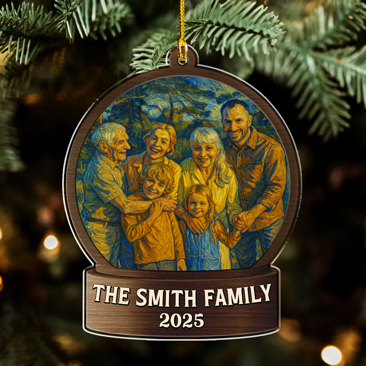 Home Sweet Home - Personalized Custom Acrylic Ornament - Image 3