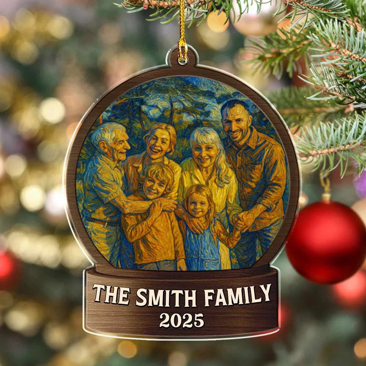 Home Sweet Home - Personalized Custom Acrylic Ornament - Image 4